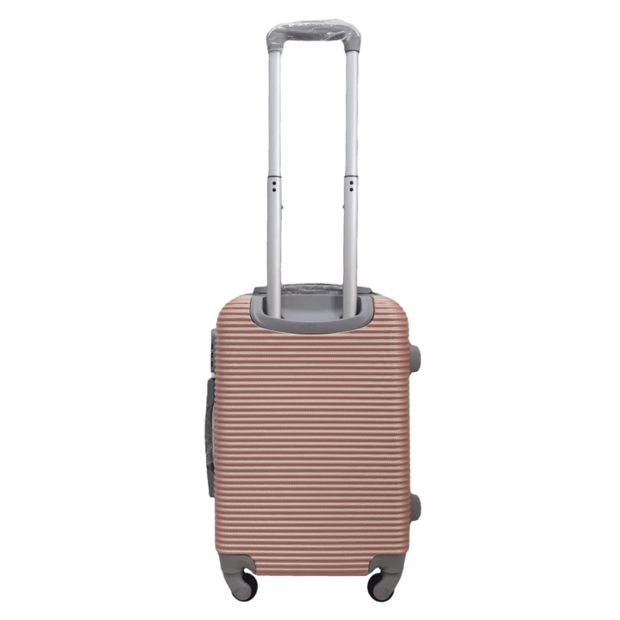 Чемодан маленький S ABS-пластик Milano bag 004 56,5×39×24см 40л Розовое золото