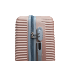 Чемодан маленький S ABS-пластик Milano bag 004 56,5×39×24см 40л Розовое золото