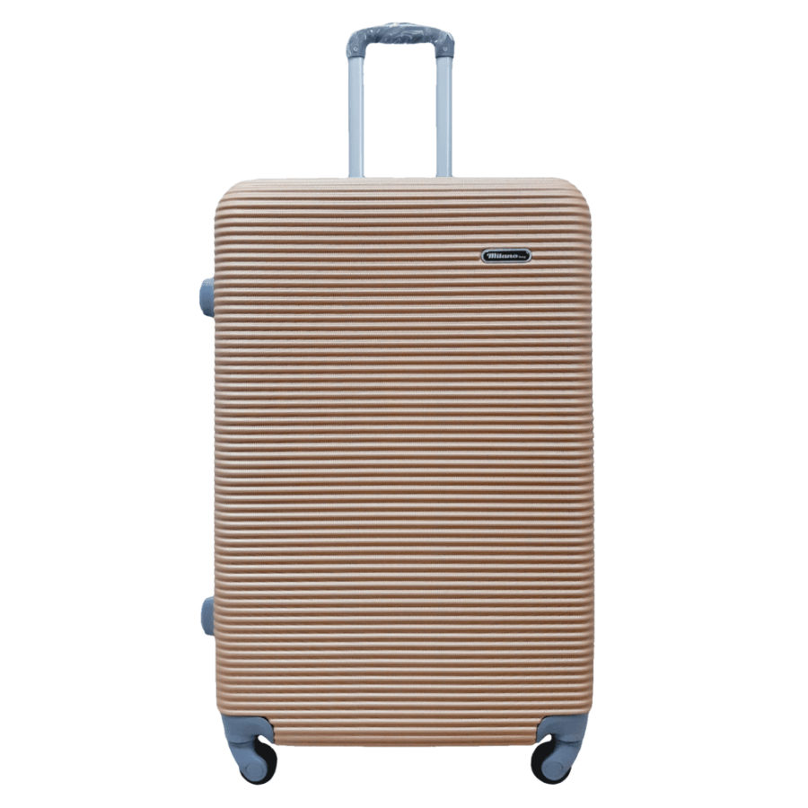 Чемодан большой L ABS-пластик Milano bag 004 75,5×50×33,5см 105л Шампань