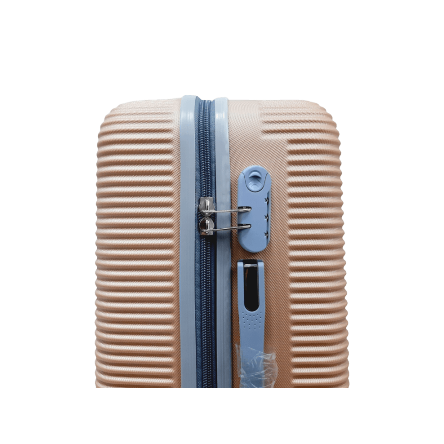 Чемодан большой L ABS-пластик Milano bag 004 75,5×50×33,5см 105л Шампань
