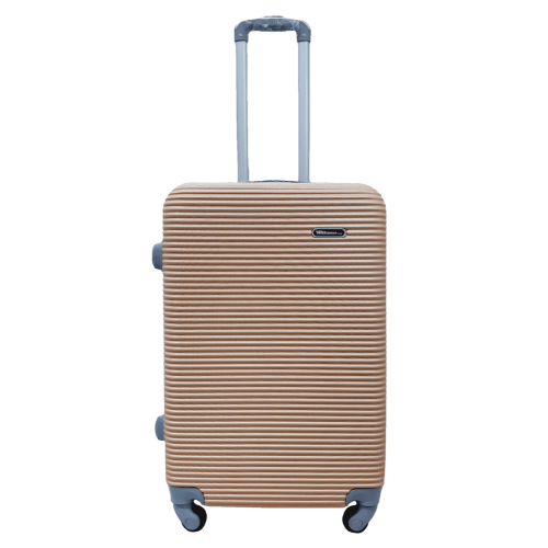 Чемодан средний M ABS-пластик Milano bag 004 66×44×28,5см 75л Шампань