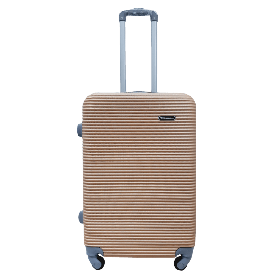 Чемодан средний M ABS-пластик Milano bag 004 66×44×28,5см 75л Шампань