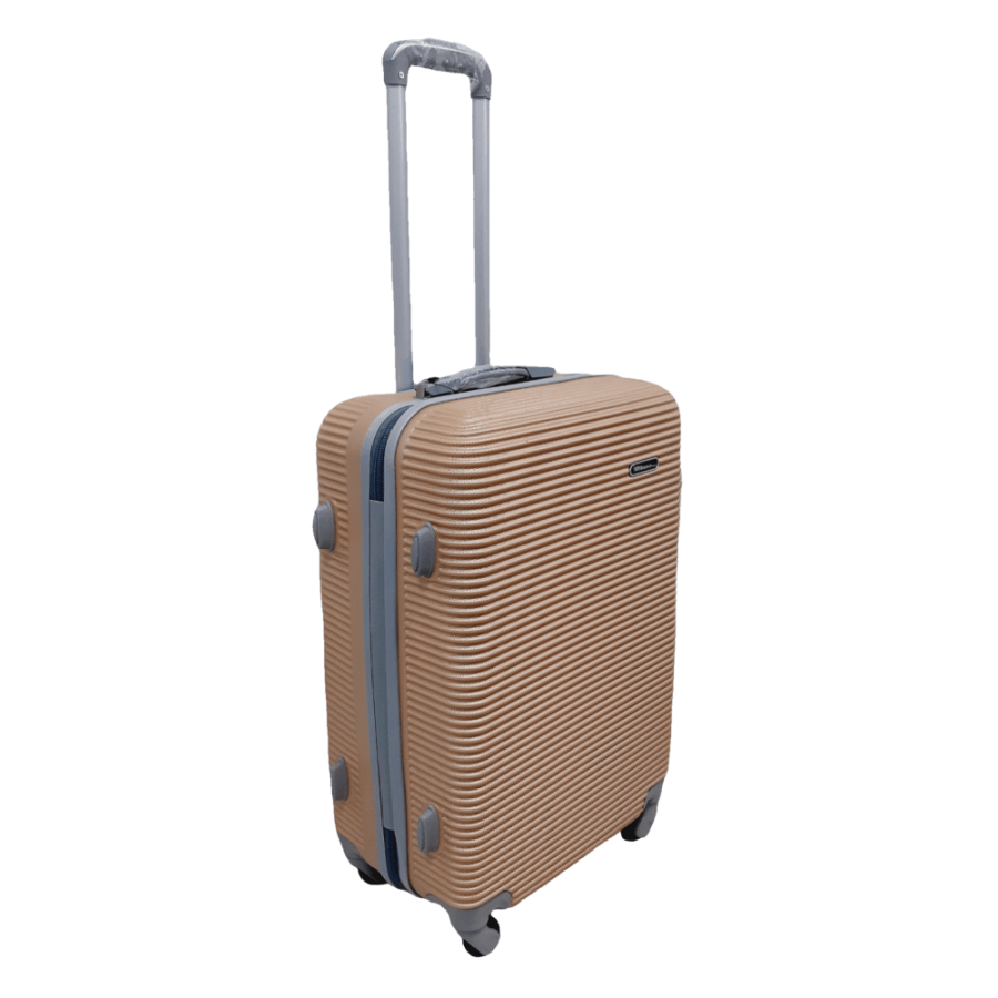 Чемодан средний M ABS-пластик Milano bag 004 66×44×28,5см 75л Шампань