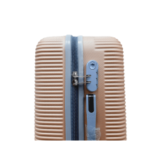 Чемодан средний M ABS-пластик Milano bag 004 66×44×28,5см 75л Шампань