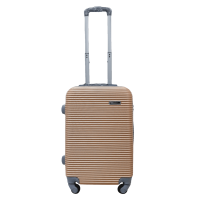 Чемодан маленький S ABS-пластик Milano bag 004 56,5×39×24см 40л Шампань