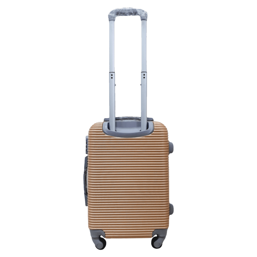 Чемодан маленький S ABS-пластик Milano bag 004 56,5×39×24см 40л Шампань