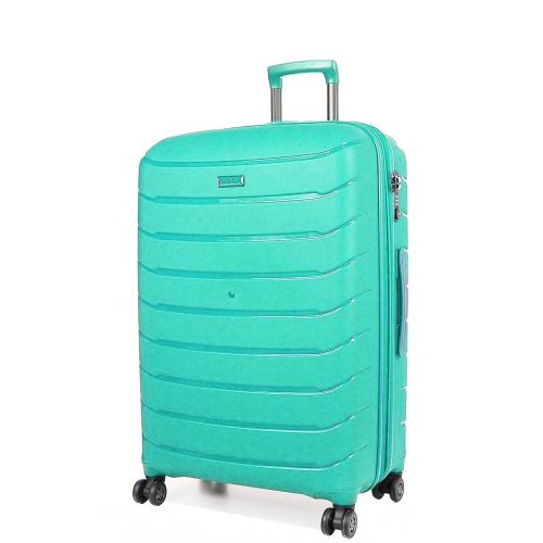 Чемодан маленький S полипропилен Snowball 61303 57×38×21см 36л Мятный