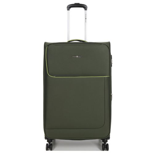 Чемодан большой L тканевый Snowball 22204 80×46×28см 99+18см Хаки