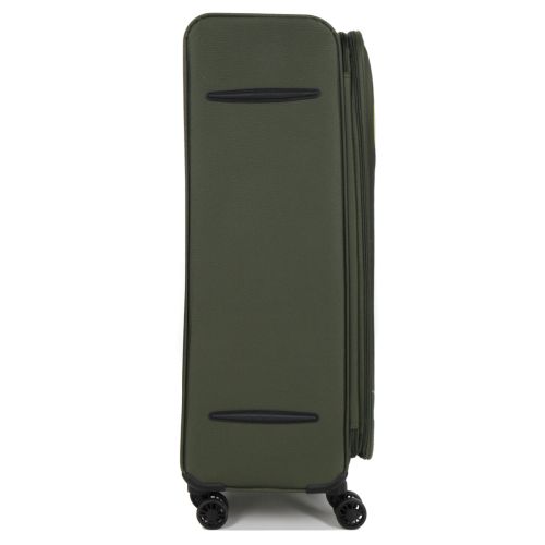 Чемодан большой L тканевый Snowball 22204 80×46×28см 99+18см Хаки