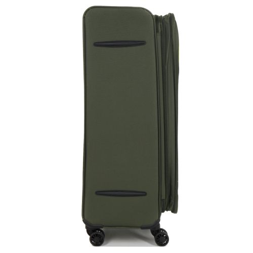 Чемодан большой L тканевый Snowball 22204 80×46×28см 99+18см Хаки