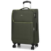 Чемодан средний M тканевый Snowball 22204 69×41×24см 65+13см Хаки