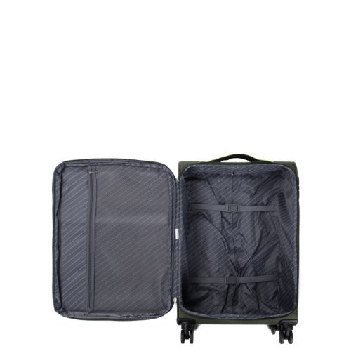 Чемодан средний M тканевый Snowball 22204 69×41×24см 65+13см Хаки