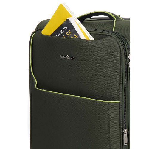 Чемодан средний M тканевый Snowball 22204 69×41×24см 65+13см Хаки