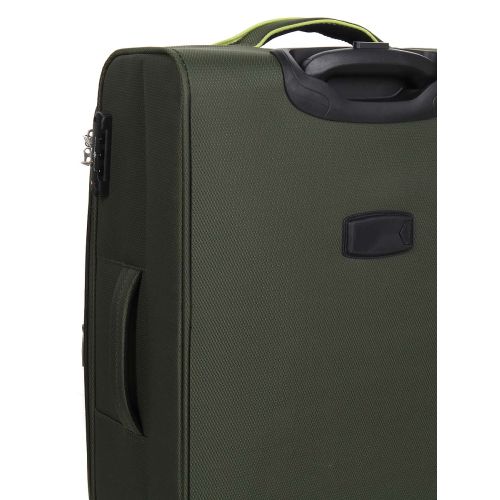 Чемодан средний M тканевый Snowball 22204 69×41×24см 65+13см Хаки