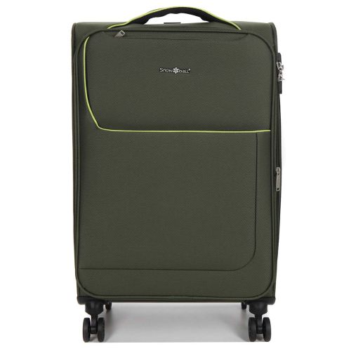 Чемодан средний M тканевый Snowball 22204 69×41×24см 65+13см Хаки