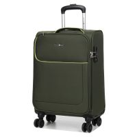 Чемодан маленький S тканевый Snowball 22204 58×36×22см 35+9см Хаки