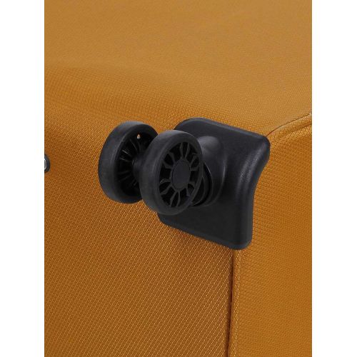 Чемодан большой L тканевый Snowball 22204 80×46×28см 99+18см Оранжевый