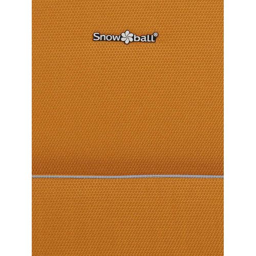 Чемодан большой L тканевый Snowball 22204 80×46×28см 99+18см Оранжевый