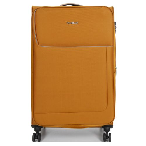 Чемодан большой L тканевый Snowball 22204 80×46×28см 99+18см Оранжевый