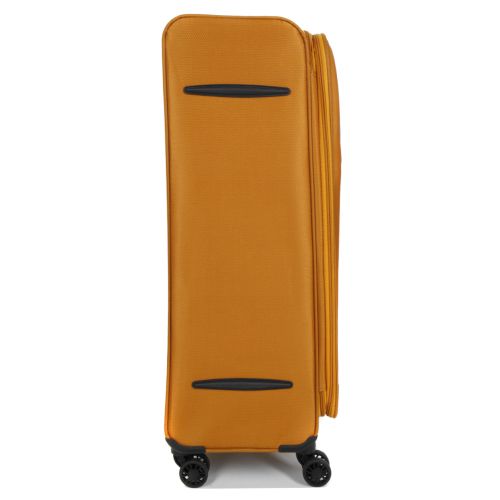 Чемодан большой L тканевый Snowball 22204 80×46×28см 99+18см Оранжевый