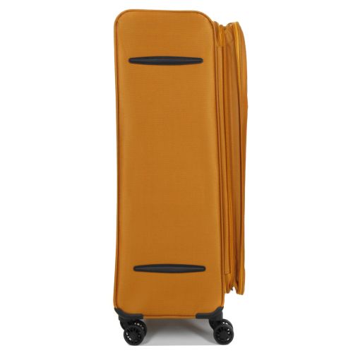 Чемодан большой L тканевый Snowball 22204 80×46×28см 99+18см Оранжевый