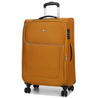 Чемодан средний M тканевый Snowball 22204 69×41×24см 65+13см Оранжевый