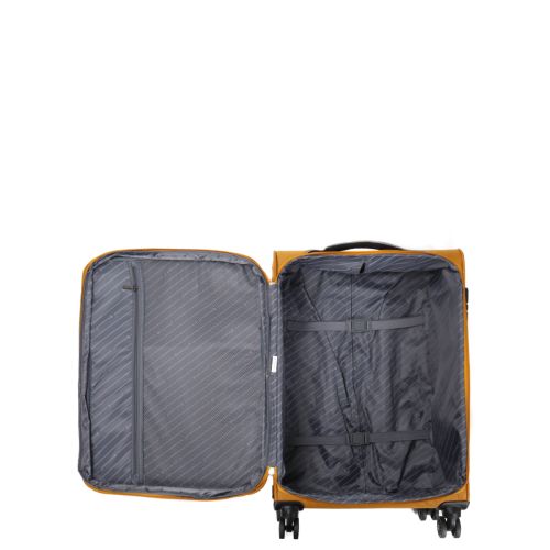 Чемодан средний M тканевый Snowball 22204 69×41×24см 65+13см Оранжевый