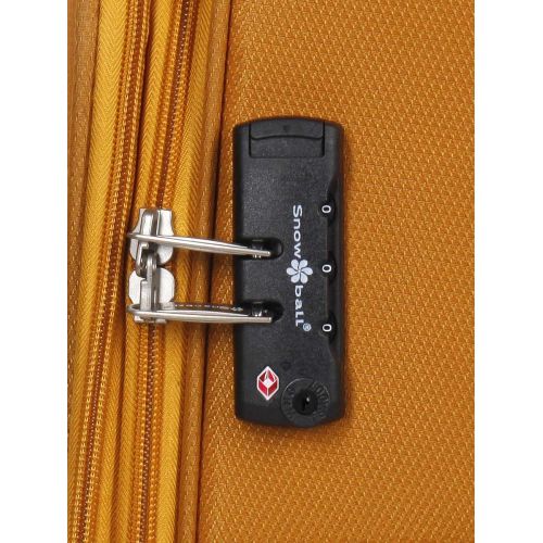 Чемодан средний M тканевый Snowball 22204 69×41×24см 65+13см Оранжевый