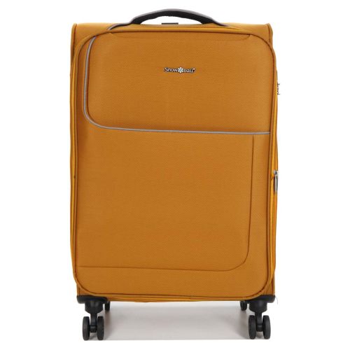 Чемодан средний M тканевый Snowball 22204 69×41×24см 65+13см Оранжевый