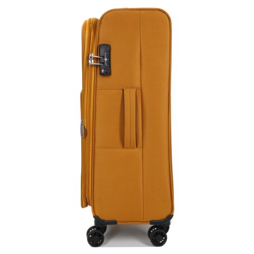 Чемодан средний M тканевый Snowball 22204 69×41×24см 65+13см Оранжевый