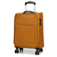 Чемодан маленький S тканевый Snowball 22204 58×36×22см 35+9см Оранжевый