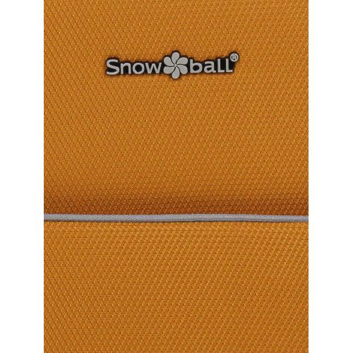 Чемодан маленький S тканевый Snowball 22204 58×36×22см 35+9см Оранжевый