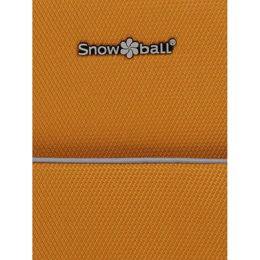Чемодан маленький S тканевый Snowball 22204 58×36×22см 35+9см Оранжевый
