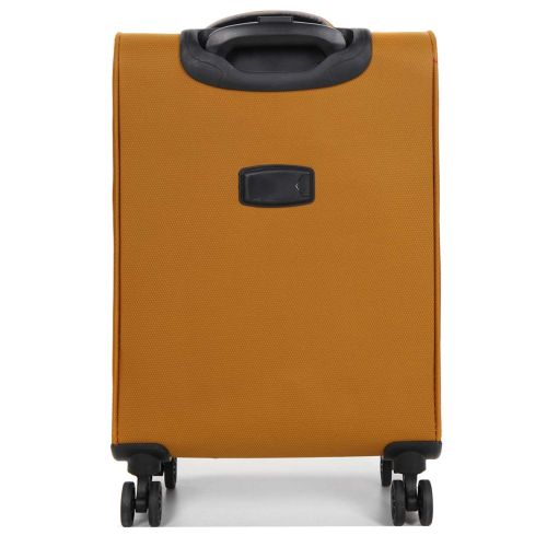 Чемодан маленький S тканевый Snowball 22204 58×36×22см 35+9см Оранжевый