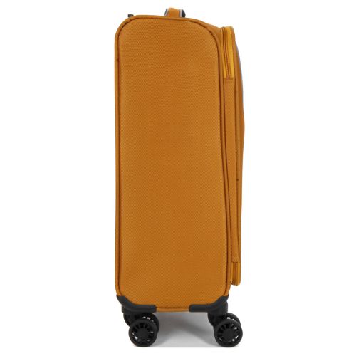Чемодан маленький S тканевый Snowball 22204 58×36×22см 35+9см Оранжевый
