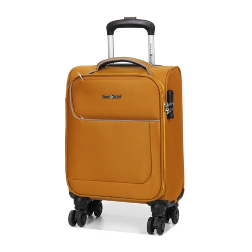 Чемодан мини XS тканевый Snowball 22204 46×33×18см 28+7см Оранжевый
