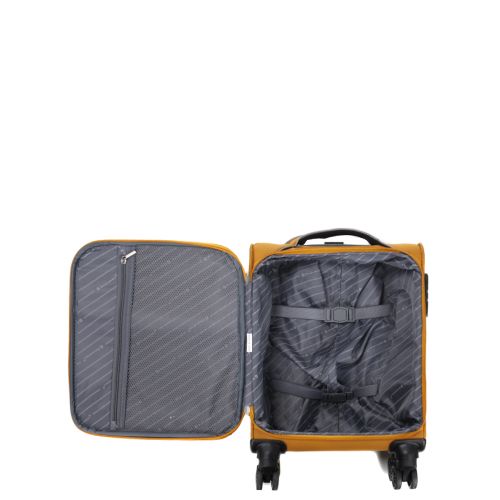 Чемодан мини XS тканевый Snowball 22204 46×33×18см 28+7см Оранжевый