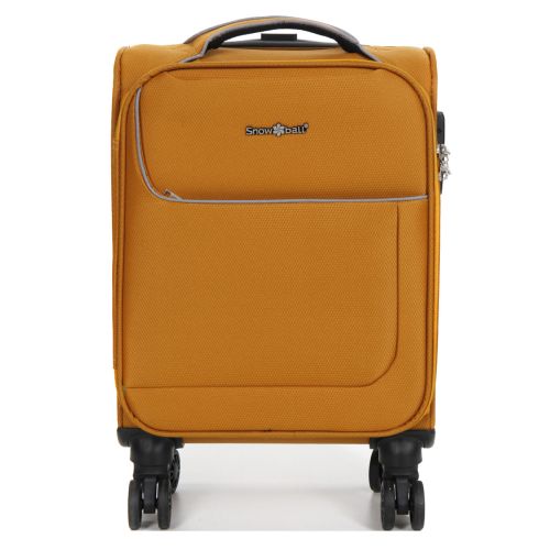 Чемодан мини XS тканевый Snowball 22204 46×33×18см 28+7см Оранжевый