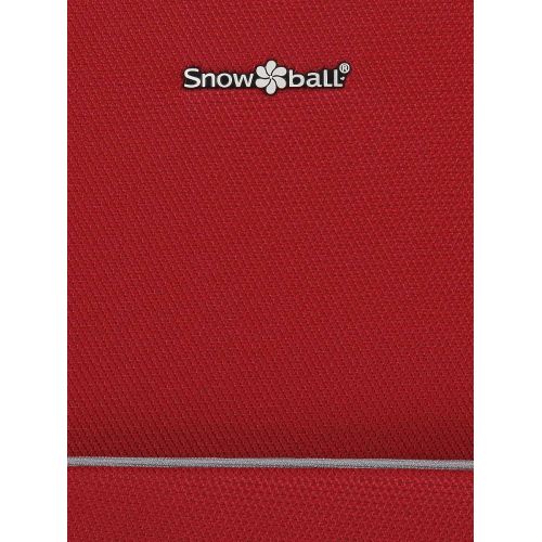 Чемодан большой L тканевый Snowball 22204 80×46×28см 99+18см Красный