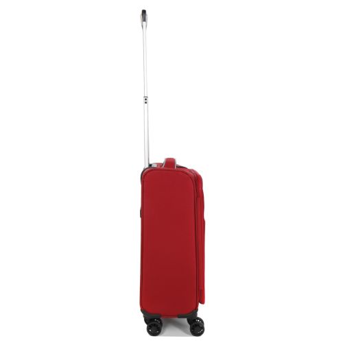 Чемодан маленький S тканевый Snowball 22204 58×36×22см 35+9см Красный