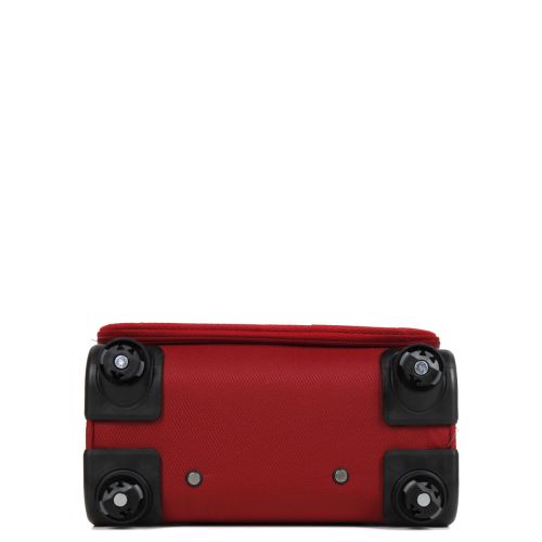 Чемодан мини XS тканевый Snowball 22204 46×33×18см 28+7см Красный