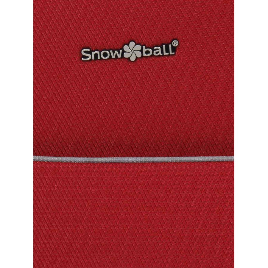 Чемодан мини XS тканевый Snowball 22204 46×33×18см 28+7см Красный
