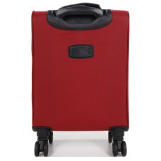 Чемодан мини XS тканевый Snowball 22204 46×33×18см 28+7см Красный