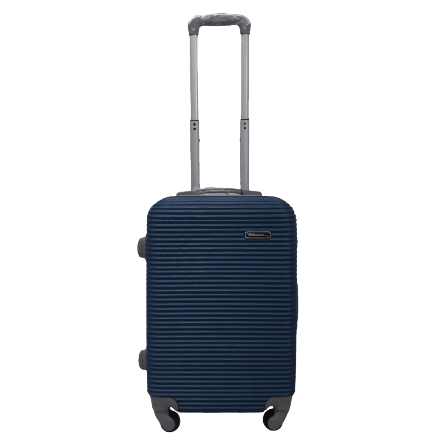 Чемодан маленький S ABS-пластик Milano bag 004 56,5×39×24см 40л Темно-синий