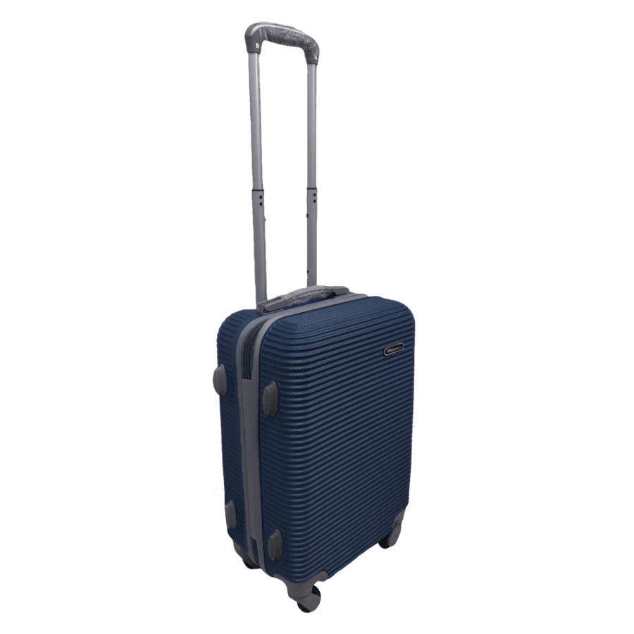 Чемодан маленький S ABS-пластик Milano bag 004 56,5×39×24см 40л Темно-синий