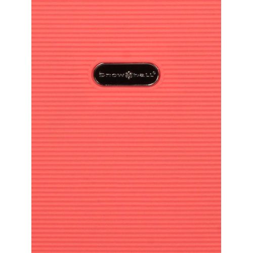 Чемодан средний M полипропилен Snowball 21204 67×47×27см 66+13л Коралловый