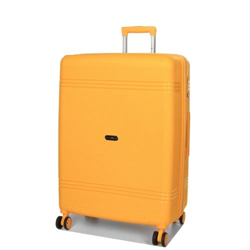 Чемодан большой L полипропилен Snowball 21204 76,5×53×31см 99+18л Желтый