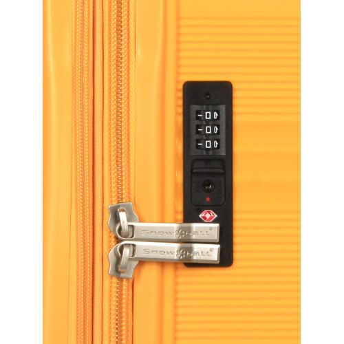 Чемодан большой L полипропилен Snowball 21204 76,5×53×31см 99+18л Желтый