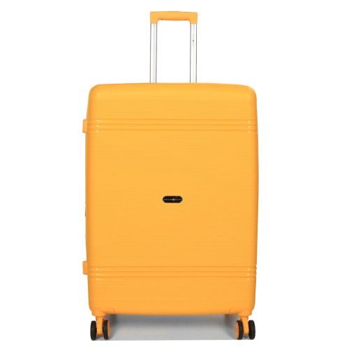 Чемодан большой L полипропилен Snowball 21204 76,5×53×31см 99+18л Желтый