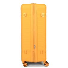 Чемодан большой L полипропилен Snowball 21204 76,5×53×31см 99+18л Желтый